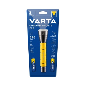 Lanterna LED VARTA Outdoor Sports F20, 5W, 2 moduri de iluminare, galbena - Img 2