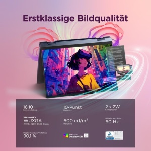 Laptop 2in1 Lenovo IdeaPad 5 Display Touch 14 WUXGA AMD Ryzen 5 16GB RAM 512GB SSD Albastru - Img 3
