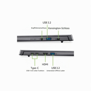 Laptop Acer Aspire 14 AI, 14 WUXGA OLED, Intel Core Ultra 7, 16GB RAM, 512GB SSD - Img 6