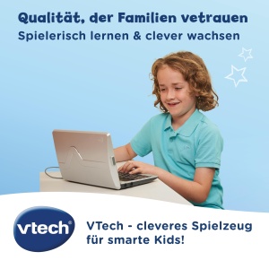 Laptop educational VTech Genio Lernlaptop XL, 7 inch, 40 jocuri educative - Img 6