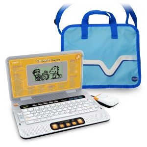 Laptop educativ bilingv Schulstart cu husa, invatare germana-engleza
