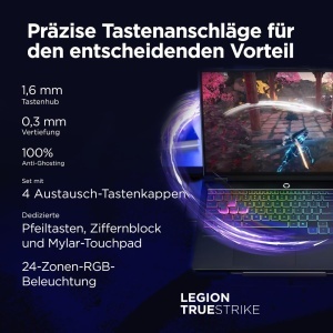 Laptop Gaming Lenovo Legion Pro 5 16 WQXGA OLED 240Hz Intel Core Ultra 9 32GB RAM 1TB SSD - Img 9