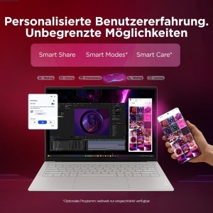 Laptop Lenovo Yoga Slim 7 Ultra Aura Edition 14 2.8K OLED 32GB RAM 1TB SSD - Img 9