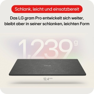 Laptop LG gram Pro 16 16Z90TS-G.AU89G, 16GB RAM, 1TB SSD, Negru - Img 3
