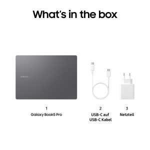 Laptop Samsung Galaxy Book5 Pro, 14 inch, Intel Core Ultra 5, 16 GB RAM, 512 GB, Gri - Img 8