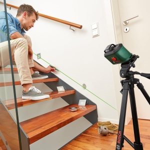 Laser de nivelare Bosch UniversalLevel 360 cu stativ premium si tehnologie laser verde - Img 6