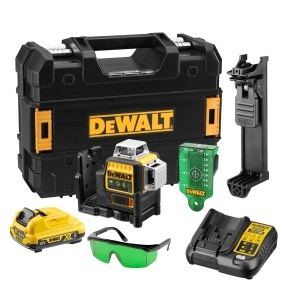 Laser de nivelare DEWALT DCE089D1G, 12V, 3x360, auto-nivelare - Img 1