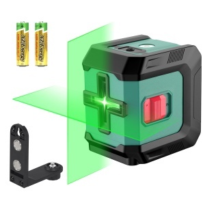 Laser Kreuzlinien HYCHIKA 15m, Verde, Auto-nivelare, 3 Moduri de Luminozitate