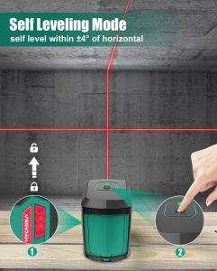 Laser multifunctional HYCHIKA Kreuzlinienlaser 15M cu auto-nivelare si suport magnetic - Img 5