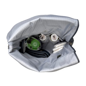 LASSIG Geanta de scutece, saltea de infasat, accesoriu pentru carucior, suport pentru sticle produs in mod durabil/GRE Rucsac Rolltop, albastru (albastru de noapte) - Img 7