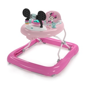 Lauflernhilfe pentru copii Disney Minnie Mouse 2 in 1, roz, cu statie de joaca detasabila - Img 1