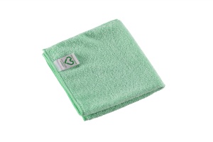 Laveta profesionala Vileda r-MicroTuff Swift 100 microfibra reciclata set 5 bucati verde