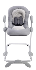Leagan ergonomic Beaba Up Down III reglabil pe inaltime gri melanj pentru bebelusi