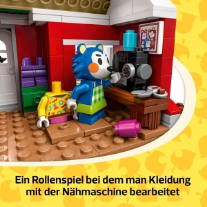 LEGO Animal Crossing 77055 Schneiderei Set de Constructie pentru Jocuri de Rol Creativ - Img 7