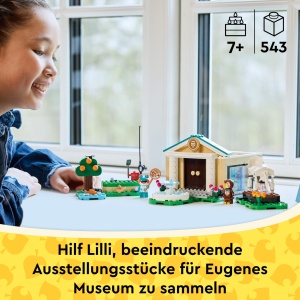 LEGO Animal Crossing 77056 Museum Set cu Minifigurine si Fosile Triceratops - Img 3