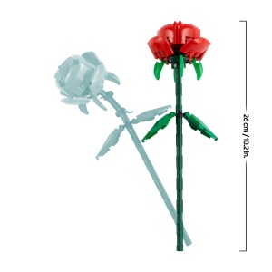 LEGO Botanicals 40460 Set Decorativ Flori Rosii pentru Constructie Compatibil cu Alte Seturi - Img 7