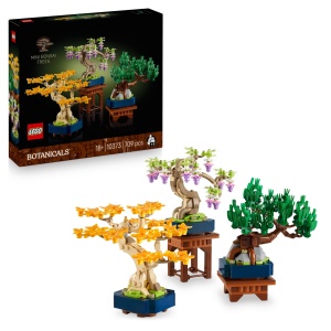 LEGO Botanicals Mini-Bonsais 10373 Ginkgo Schwarzkiefer si Blauregen Decoratiuni DIY
