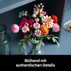 LEGO Botanicals Set 10342 Buchet de Flori Roz pentru Decor Creativ - Img 5