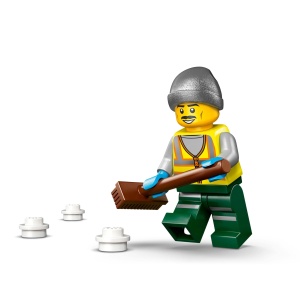 LEGO City 60490 Masina de Deszapezire cu Lama Mobila si Functie de Imprastiere - Img 4