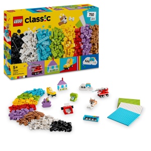 LEGO Classic 11044 Set Creativ 750 Piese pentru Constructii si Joaca cu Elemente Speciale