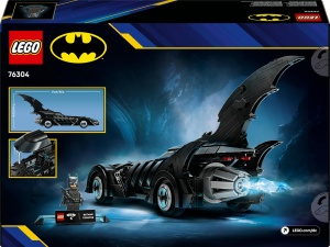 LEGO DC Batman Forever Batmobil Supererou Vehicul cu Minifigurina - cu cockpit care se deschide si interior detaliat - Cadou pentru baieti cu varsta d - Img 7