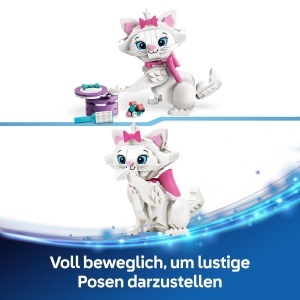 LEGO Disney Aristocats Marie 43286 Figurina Pisica Alba cu Accesorii 369 Piese - Img 4