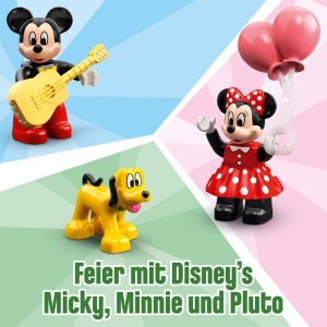 LEGO DUPLO 10941 Disney Mickey si Minnie Tren aniversar cu figurine si accesorii - Img 2
