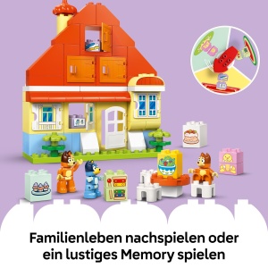 LEGO DUPLO Bluey 10459 Casa Familiei cu Joc Memory si Minifigurine - Img 5