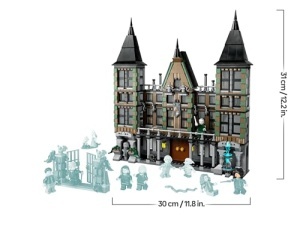 LEGO Harry Potter 76453 Conacul Familiei Malfoy Set de Constructie cu 9 Minifigurine - Img 10
