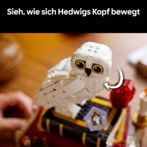 LEGO Harry Potter 76466 Set Colectie 25 Ani 1571 Piese Figurina Hedwig si 3 Minifigurine - Img 5