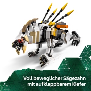 LEGO Horizon Adventures 77037 Set Aloy si Varl vs Panzerwanderer si Sagezahn 768 Piese - Img 5