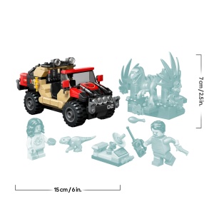 LEGO Jurassic World 76972 Raptor Verfolgungsjagd Set cu Dinozauri si Masina Off-Road - Img 9
