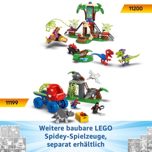 LEGO Marvel 11198 Dino-Flitzer Spin si Electro Set Supereroi pentru Copii 4 - Img 8
