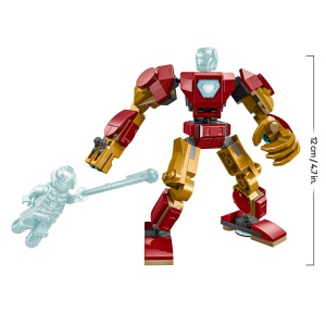 LEGO Marvel Iron Man Mech vs Ultron 76307 Figurine Articulate 101 Piese - Img 9