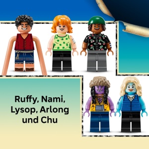 LEGO ONE PIECE 75638 Showdown Arlong Park Set Interactiv cu 5 Minifigurine si Pagoda - Img 5