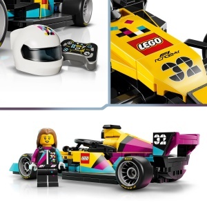 LEGO Speed Champions F1 Academy 77258 Masinuta Formula 1 cu Minifigura Pilot Femeie - Img 4