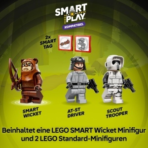 LEGO Star Wars 75424 AT-ST Interactiv cu Minifigurine si Functii SMART - Img 4