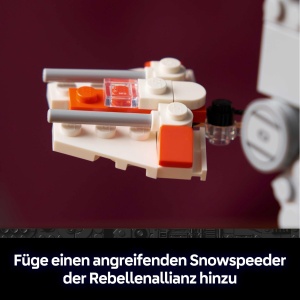 LEGO Star Wars 75440 AT-AT Diorama cu Snowspeeder si Stand Set de Constructie pentru Adulti - Img 5