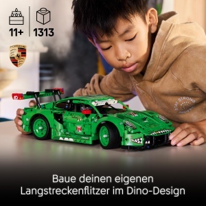 LEGO Technic Porsche 911 GT3 R Rexy AO Racing 42224 1313 Piese Design Dino - Img 2