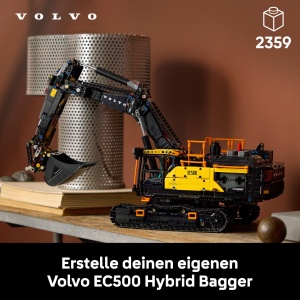 LEGO Technic Volvo EC500 Hybrid Bagger 42215 Motorizat Functii Realiste - Img 2