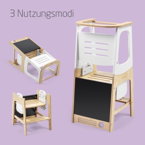 Lernturm din lemn Maxi-Cosi Toucan 3-in-1, 1,5-99 ani, 10-150 kg, FSC 100 - Img 2