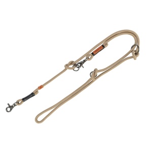 Lesa pentru caini TRIXIE V-Leine SM 2,00 m, 8 mm, ajustabila, SandNegru