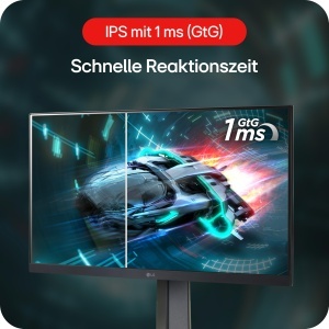 LG Electronics 24GS65F-B AEU Ultrageartm FHD Gaming IPS Monitor 24 6047cm 1920 x 1080 169 1ms GtG 180 Hz HDR10 NVIDIA G-Synctm AMD FreeSynctm - Negru - Img 4