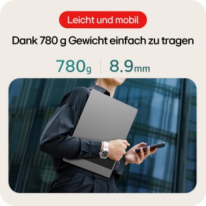 LG gram +View 17MT70, 17 Zoll Monitor portabil, 16:10, WQXGA 2.560x1.600, DCI-P3 99%, 350 cd/m2 Helligkeit, USB Typ-C - Img 5