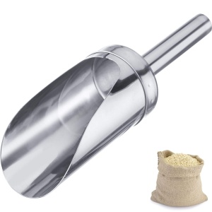 Lingura de copt/cantarire/umplere Westmark, volum de umplere: 300 ml (aprox. 350 g faina), rotunda, otel inoxidabil, argintiu, 91132270 - Img 2