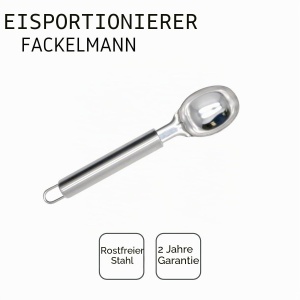 Lingura de servire Fackelmann, inox, 19 cm, pentru inghetata si deserturi - Img 4