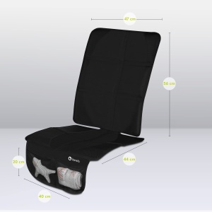 Lionelo Sikker Protectie Auto pentru Scaun Copii Impermeabila Antiderapanta cu Buzunare - Img 9