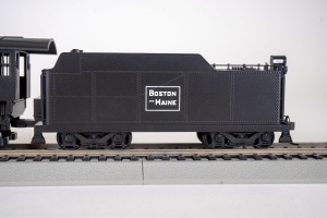 Locomotiva cu abur Bachmann 2-6-2 Boston Maine, metalica, cu functie de fum, neagra - Img 4