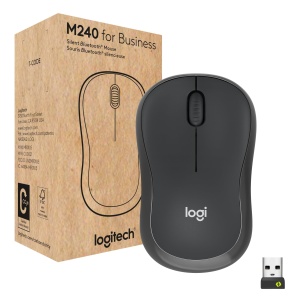 Logitech M240 Business Mouse Wireless Grafit SilentTouch Bluetooth USB