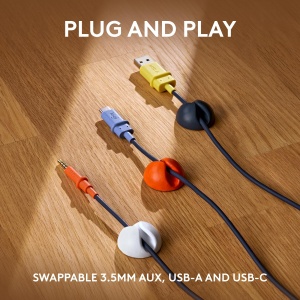 Logitech Zone Learn Headset On-Ear pentru Copii Albastru Conexiune 35 mm AUX - Img 9